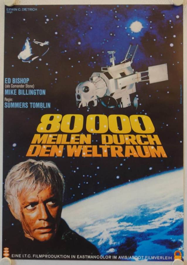 80.000 Meilen durch den Weltraum originales deutsches Filmplakat